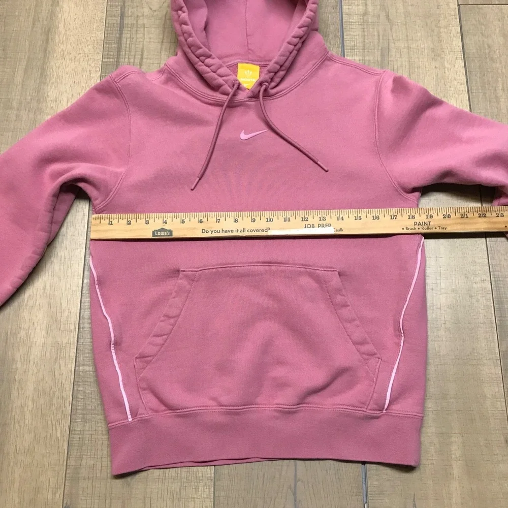 Nike X‎ Drake Nocta Hoodie Mens Size XS Berry Pink Pullover Fleece Reflective